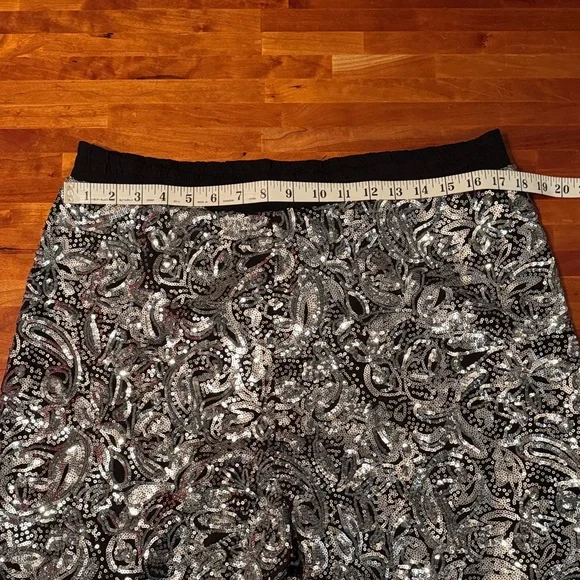 NWT Anthropologie Sequin Paisley Pants by Porridge - Picture 5 of 12